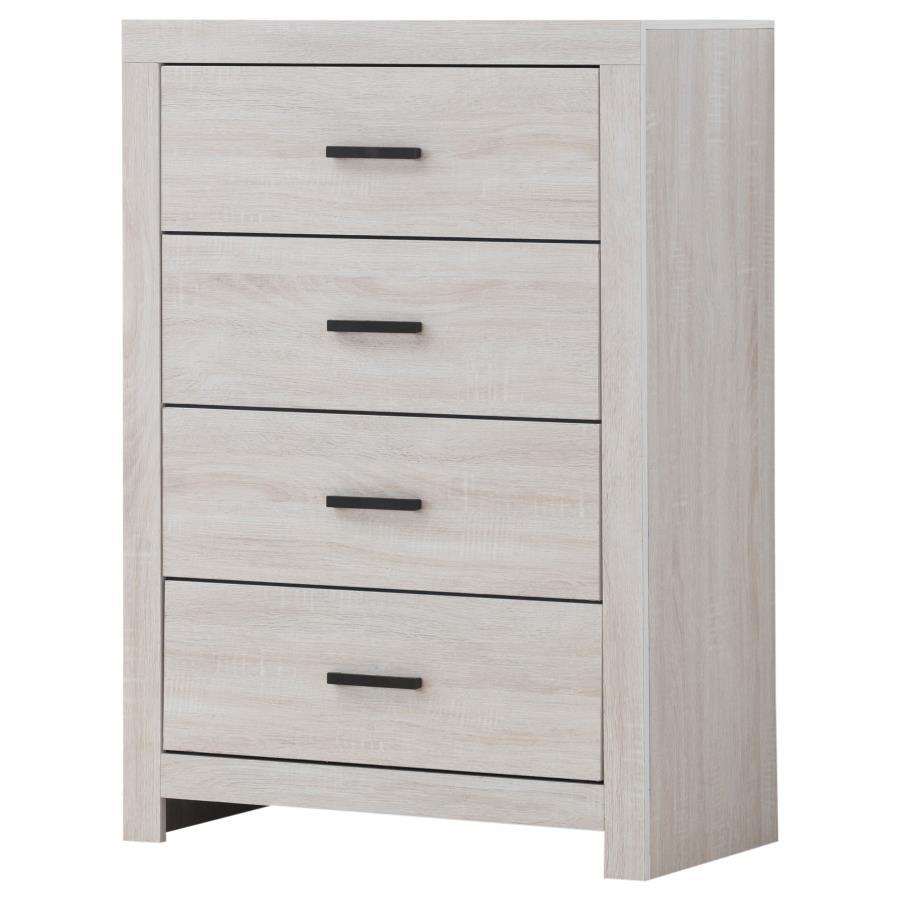 Brantford - Commode de chambre à 4 tiroirs