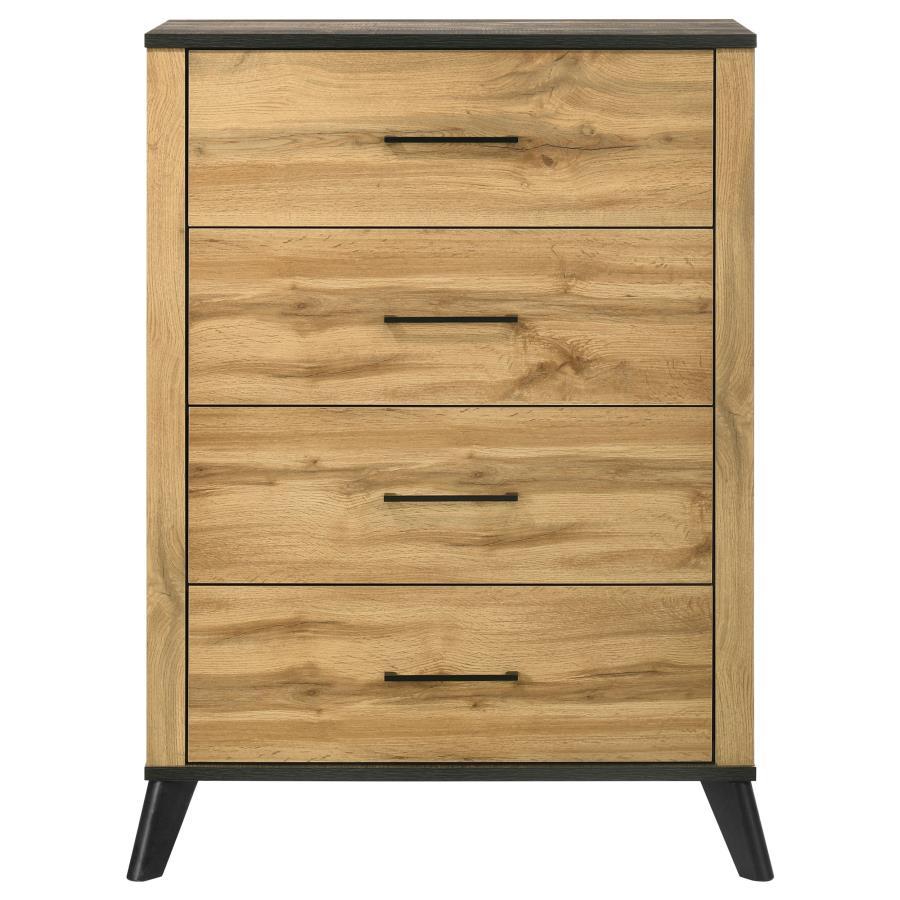 Kaywood - Commode 4 tiroirs - Pin naturel