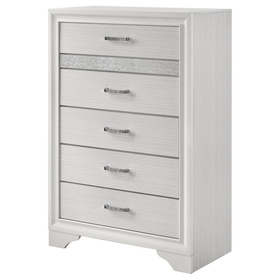 Miranda - Commode de chambre à 5 tiroirs