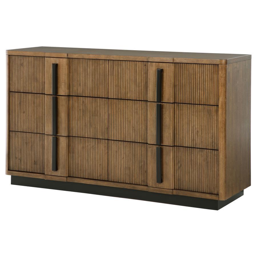 Terrace - Commode 6 tiroirs - Brun cendré