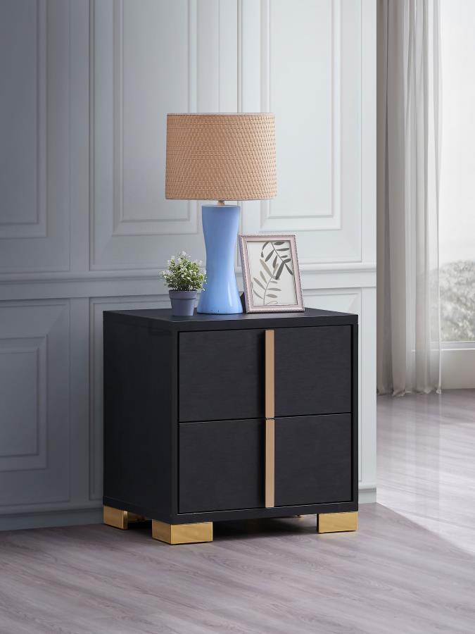 Marceline - Table de chevet 2 tiroirs