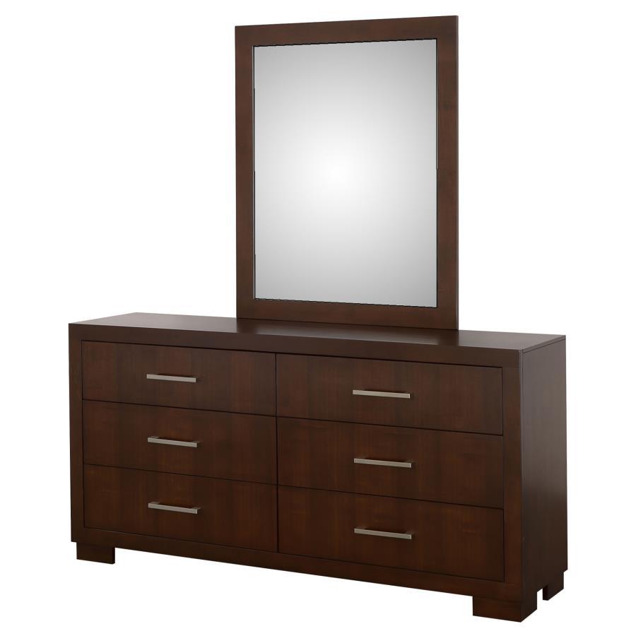 Jessica - Commode 6 tiroirs avec miroir