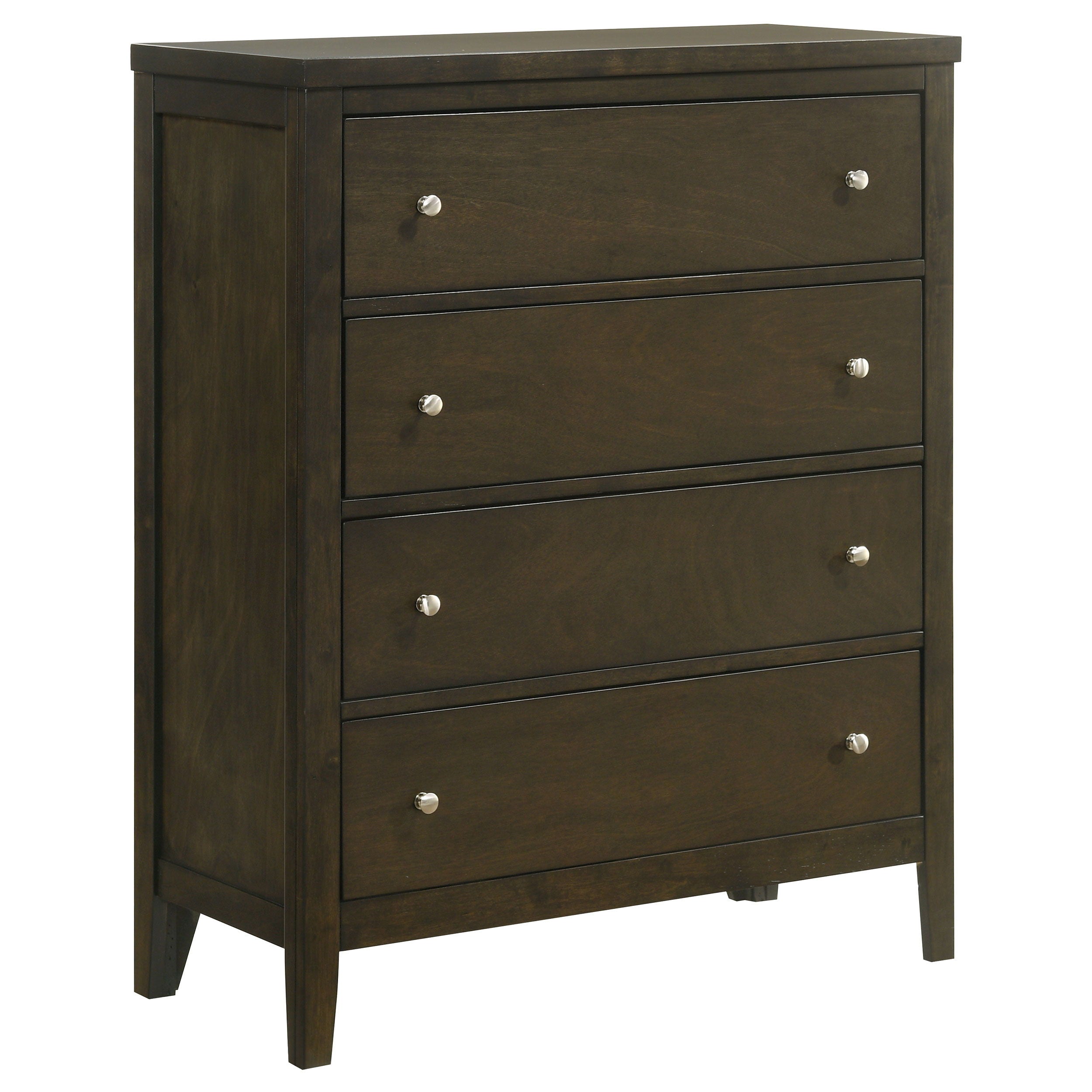 Wilkes - Commode 4 tiroirs - Cacao foncé