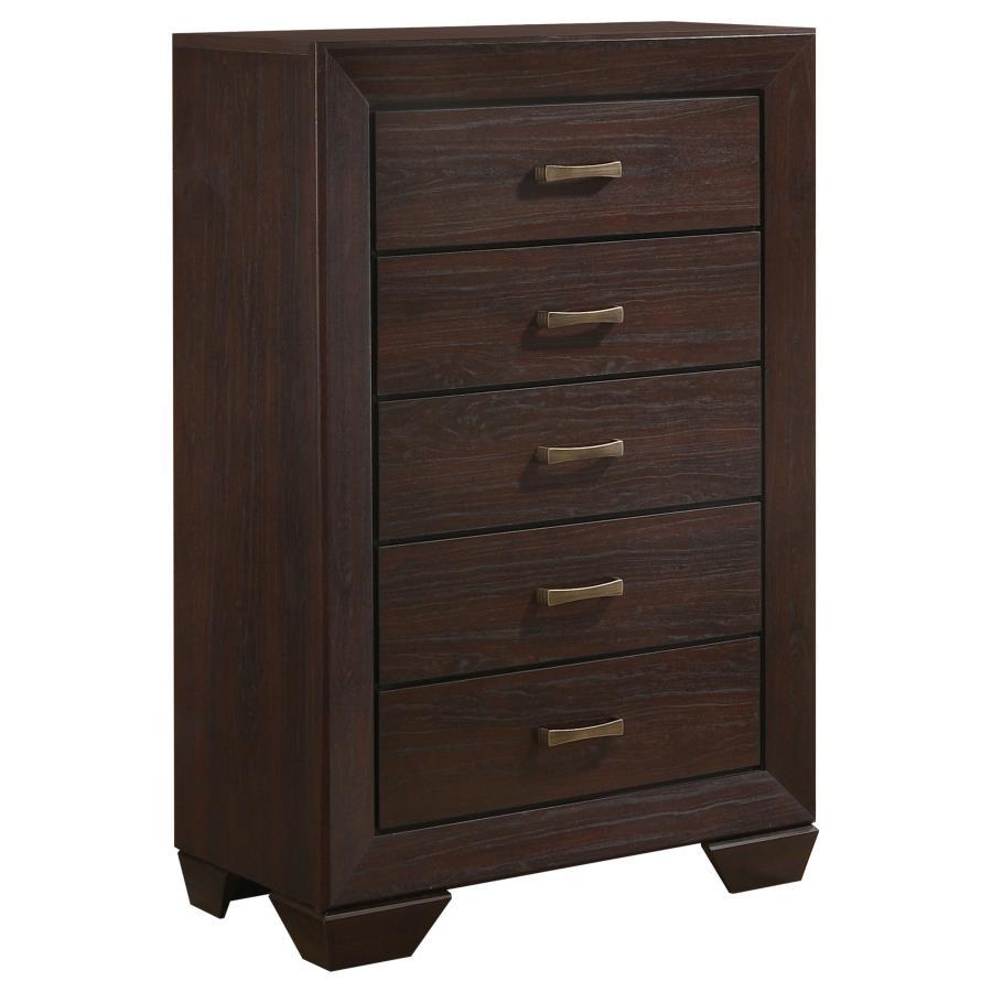 Kauffman - Commode de chambre à 5 tiroirs
