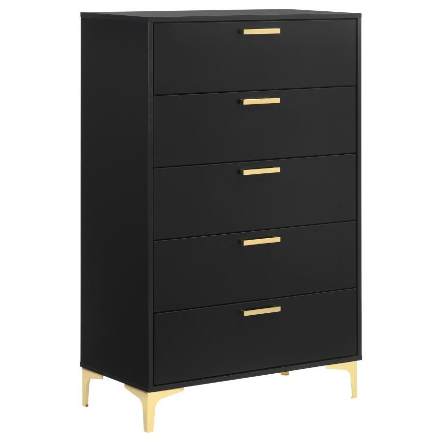 Kendall - Commode de chambre à 5 tiroirs