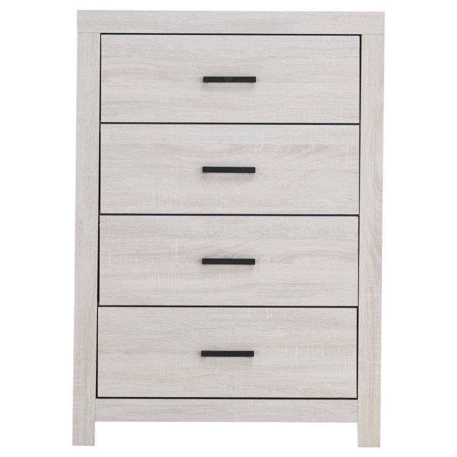 Brantford - Commode de chambre à 4 tiroirs
