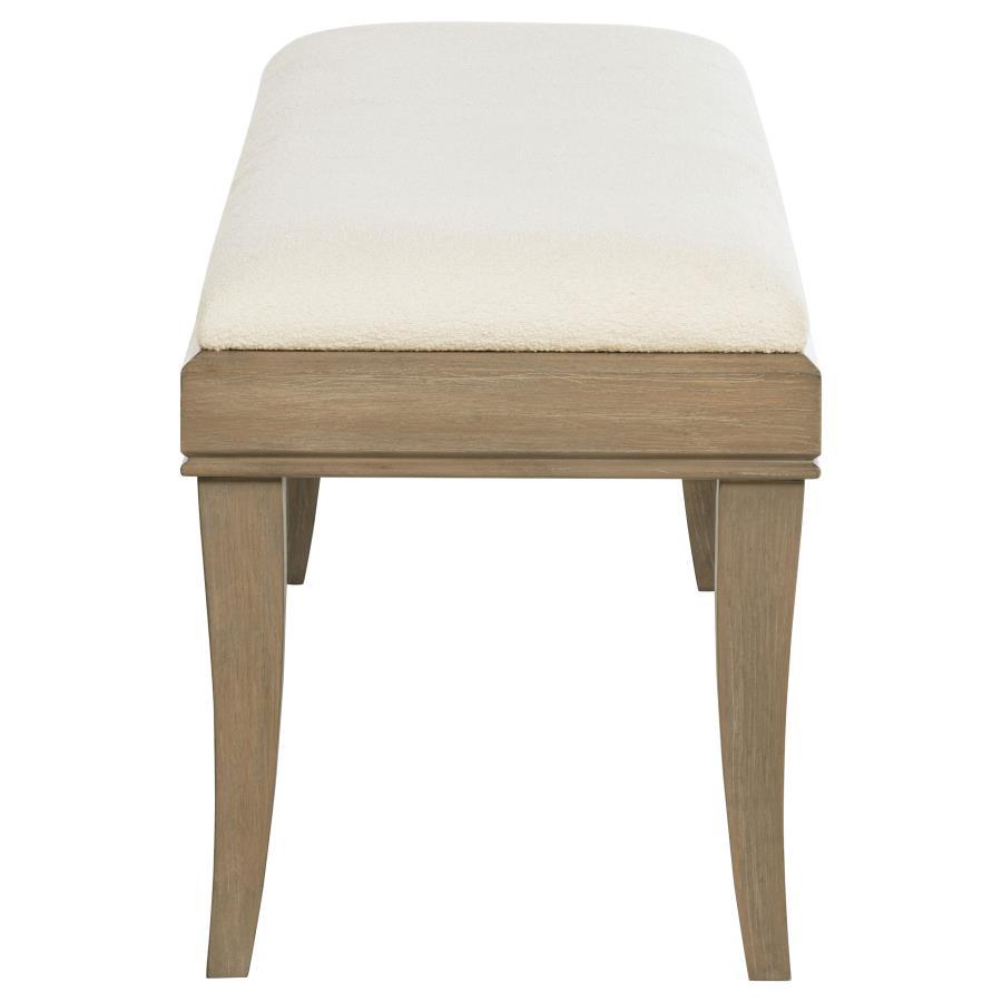 Revello - Banc rembourré - Mangue lavé