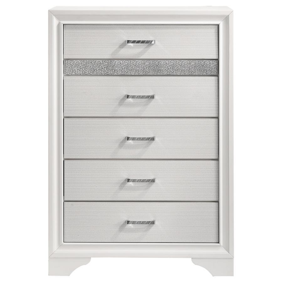 Miranda - Commode de chambre à 5 tiroirs
