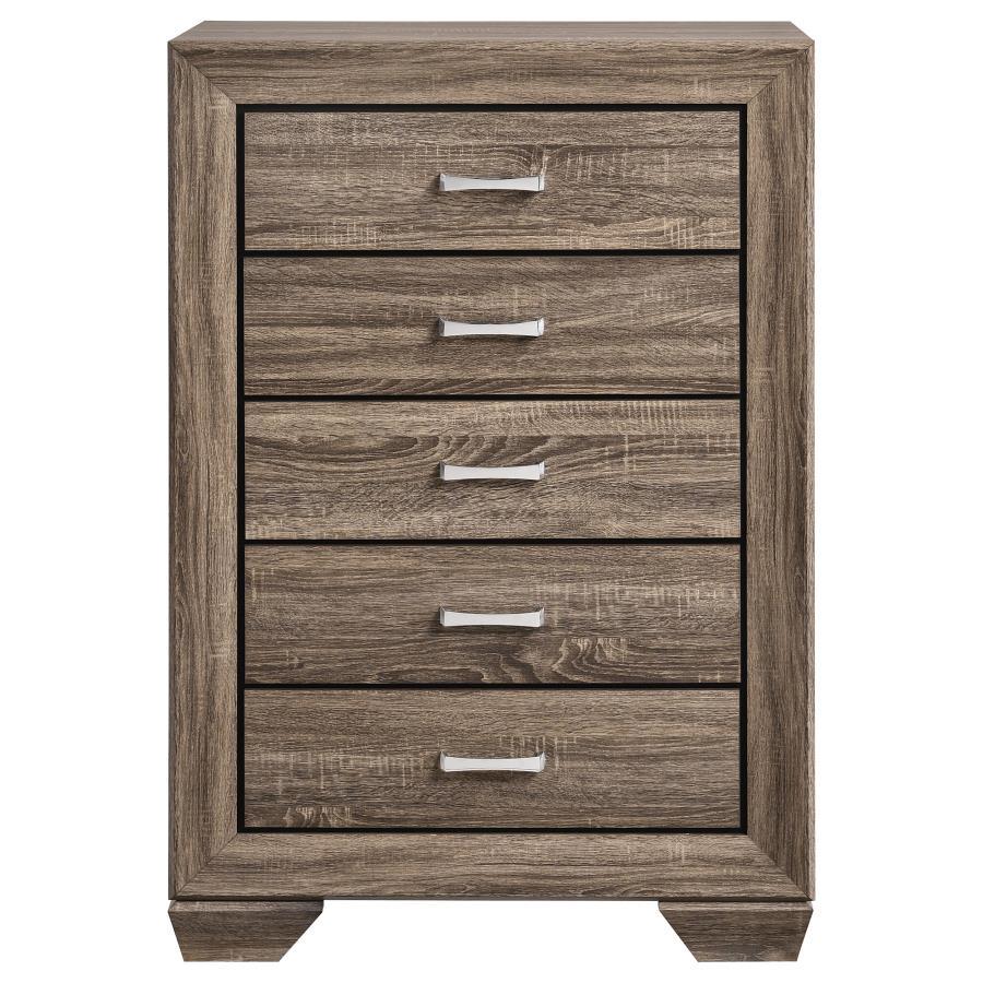 Kauffman - Commode de chambre à 5 tiroirs