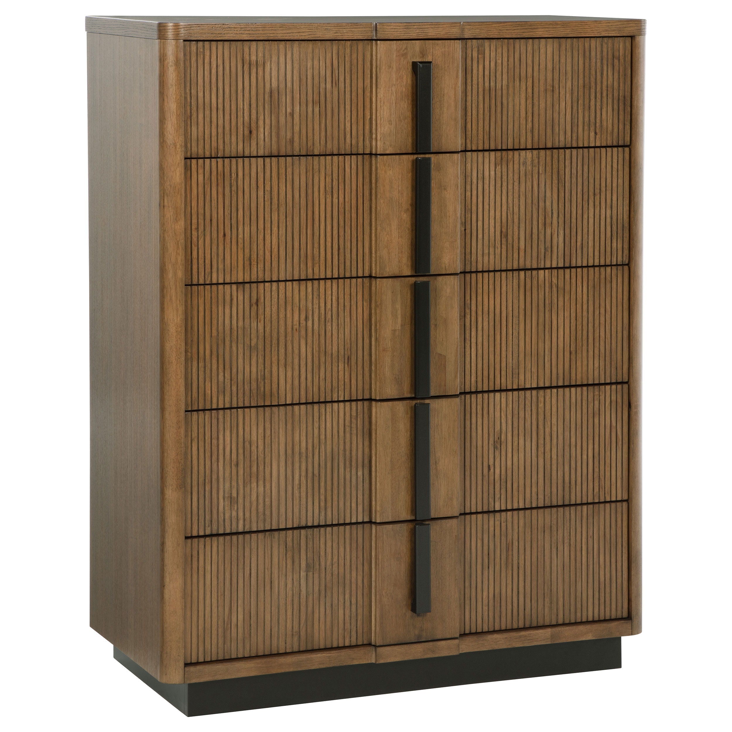 Terrace - Commode 5 tiroirs - Brun cendré