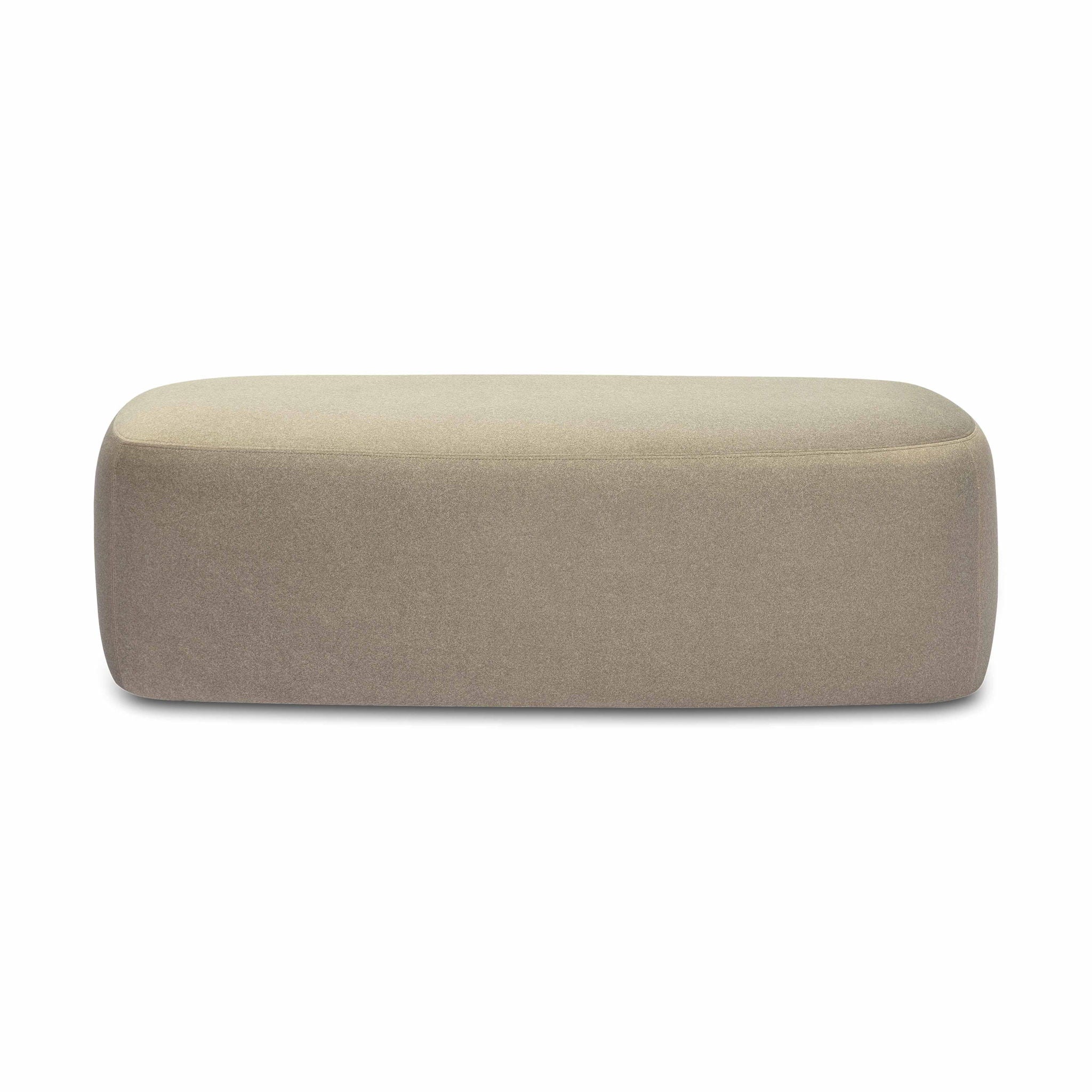 Graceland - Banc en imitation mohair - Taupe
