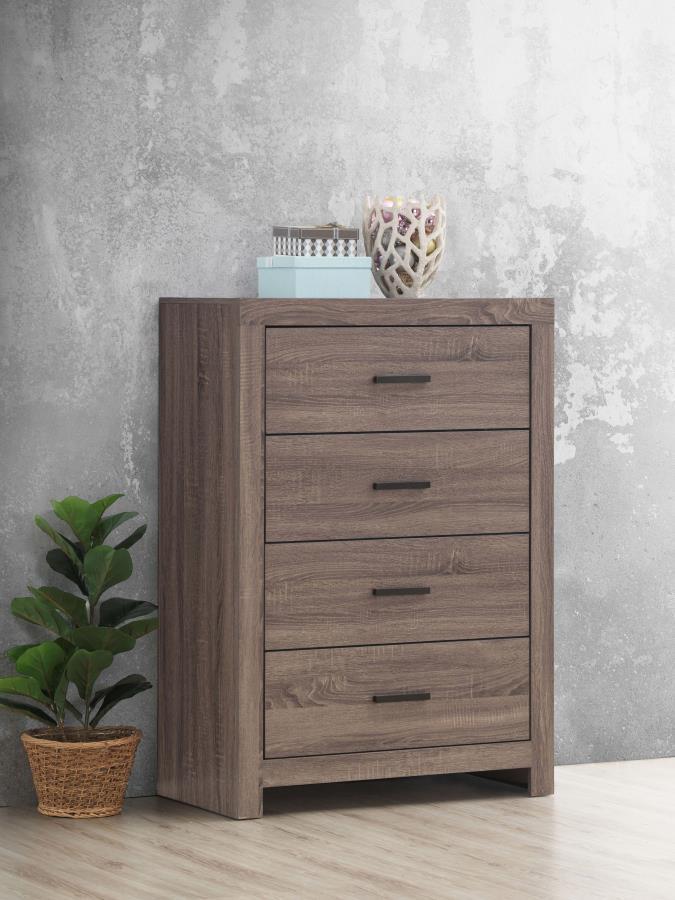 Brantford - Commode de chambre à 4 tiroirs