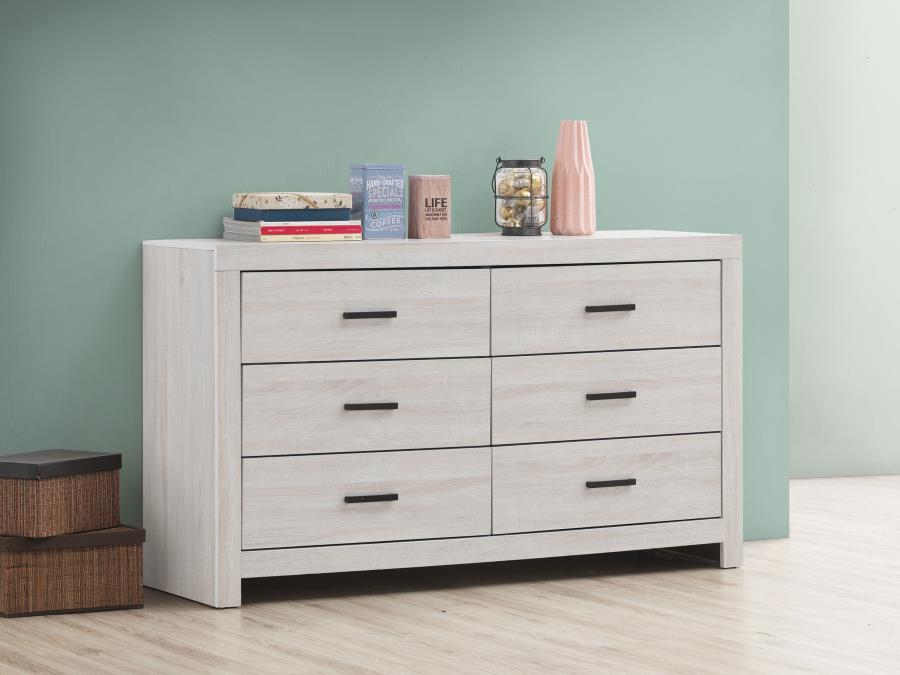 Brantford - Commode à 6 tiroirs