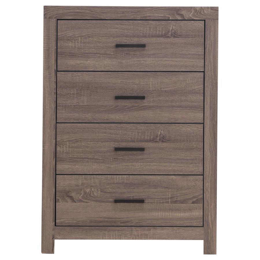 Brantford - Commode de chambre à 4 tiroirs