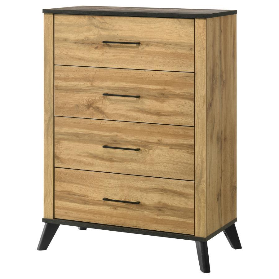 Kaywood - Commode 4 tiroirs - Pin naturel