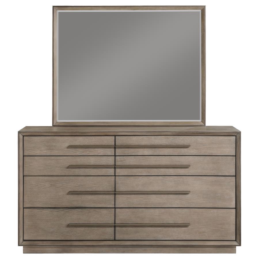 Durango - Commode 8 tiroirs avec miroir