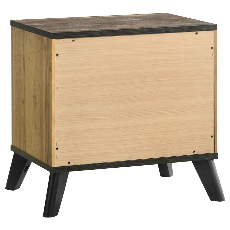Kaywood - Table de chevet 2 tiroirs - Pin naturel
