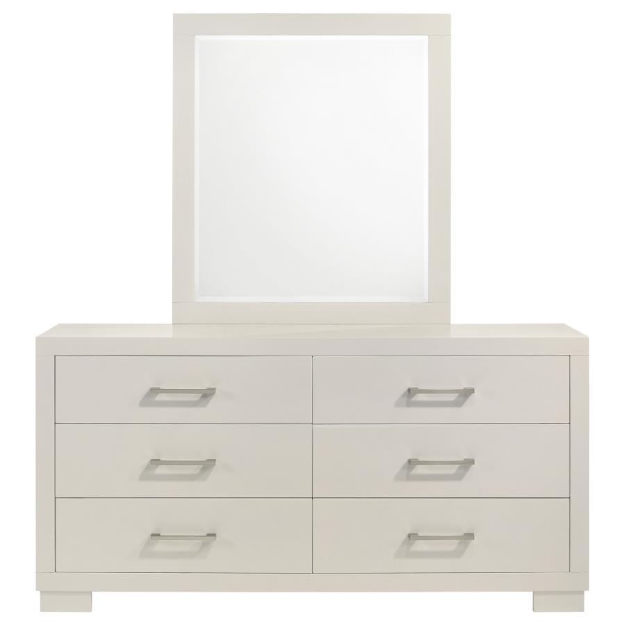 Jessica - Commode 6 tiroirs avec miroir