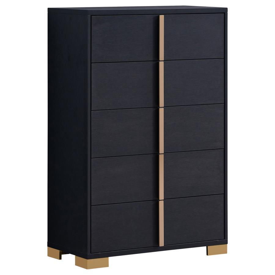 Marceline - Commode de chambre à 5 tiroirs