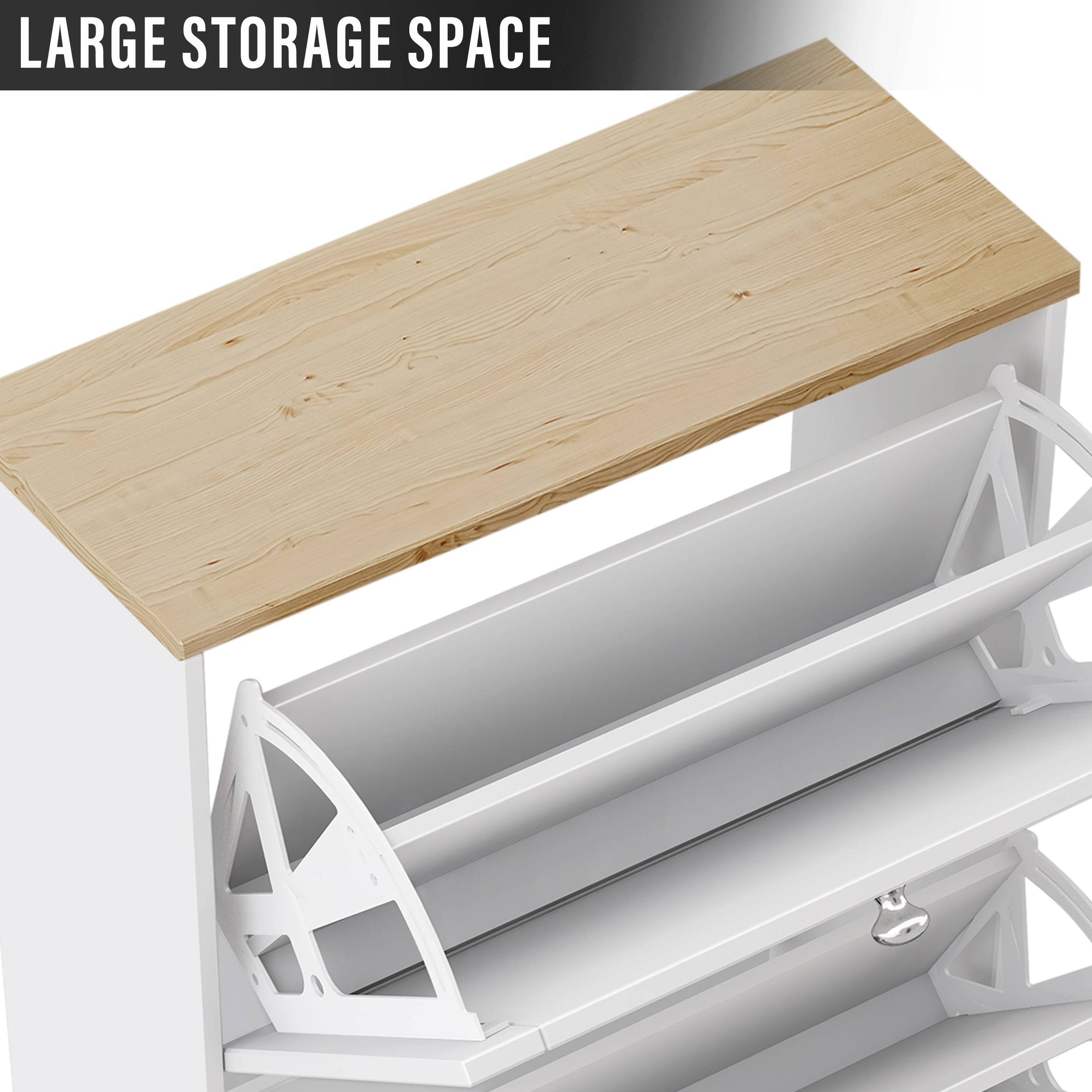 Meuble à chaussures Shaker pour entrée | Unité de rangement à chaussures moderne