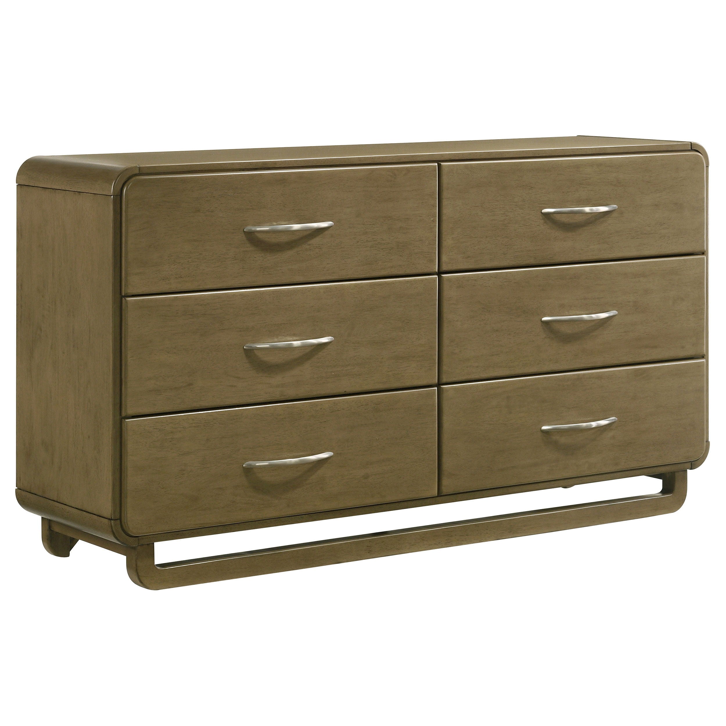 Amsbury - Commode 6 tiroirs - Noix de muscade
