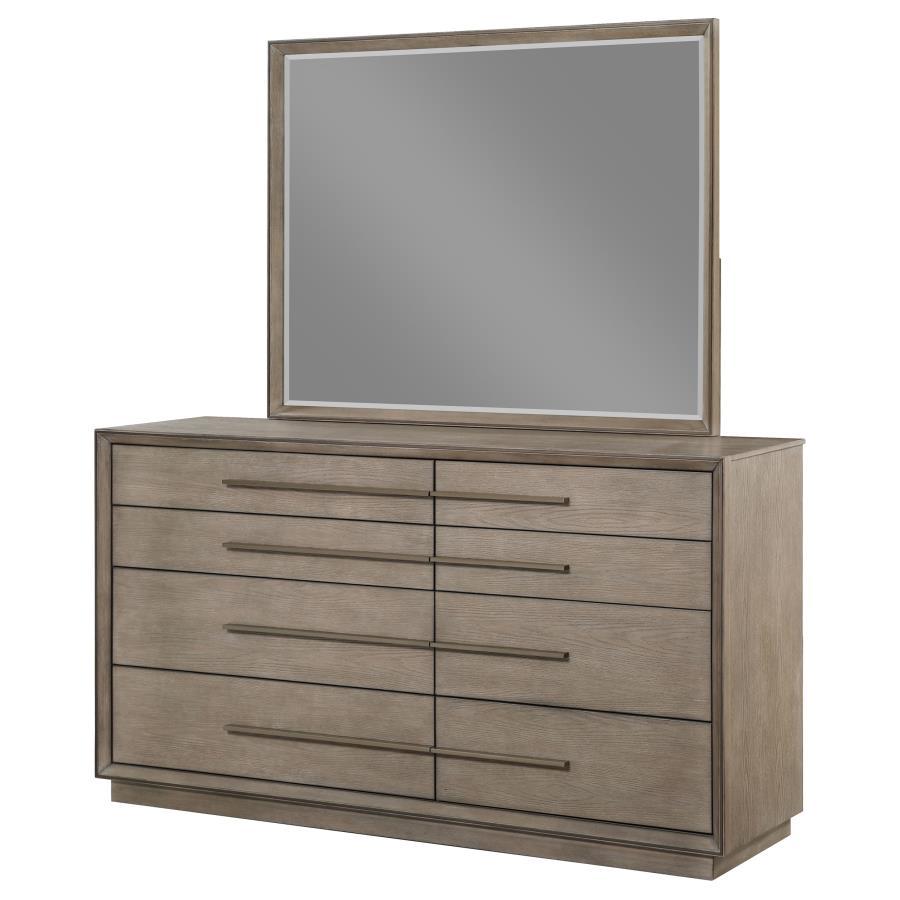 Durango - Commode 8 tiroirs avec miroir