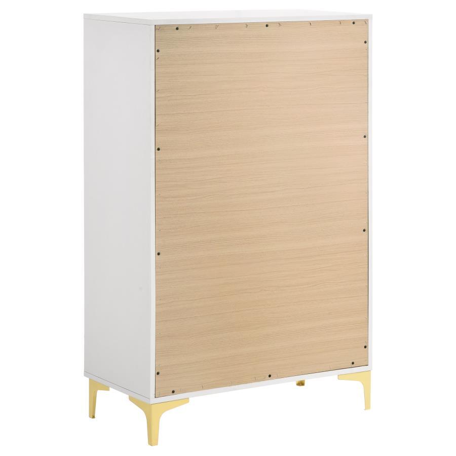 Kendall - Commode de chambre à 5 tiroirs