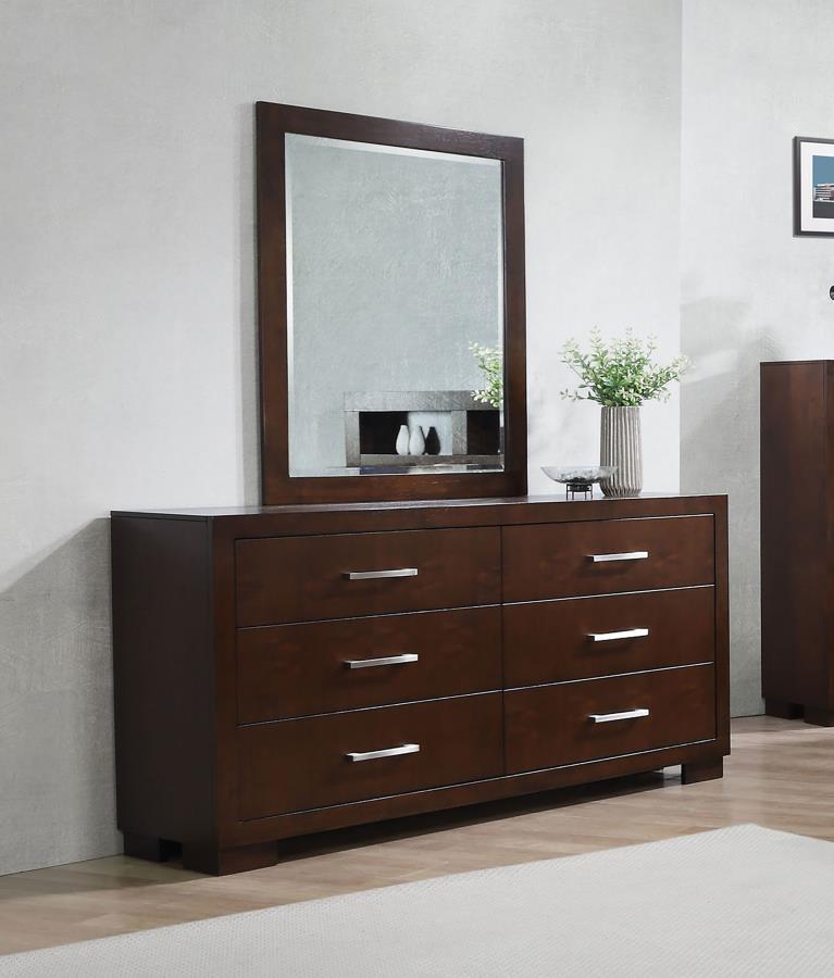 Jessica - Commode 6 tiroirs avec miroir