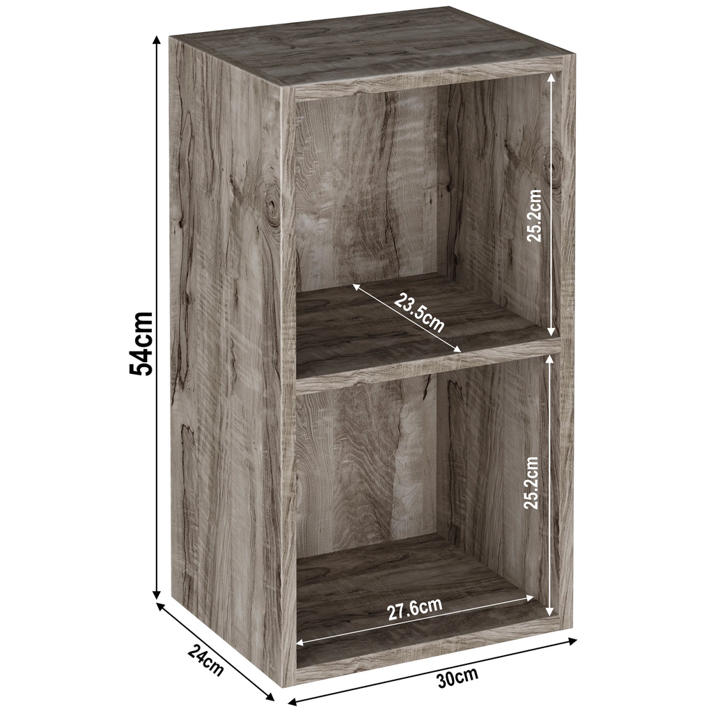 Bibliothèque cubique - Étagère haute et étroite