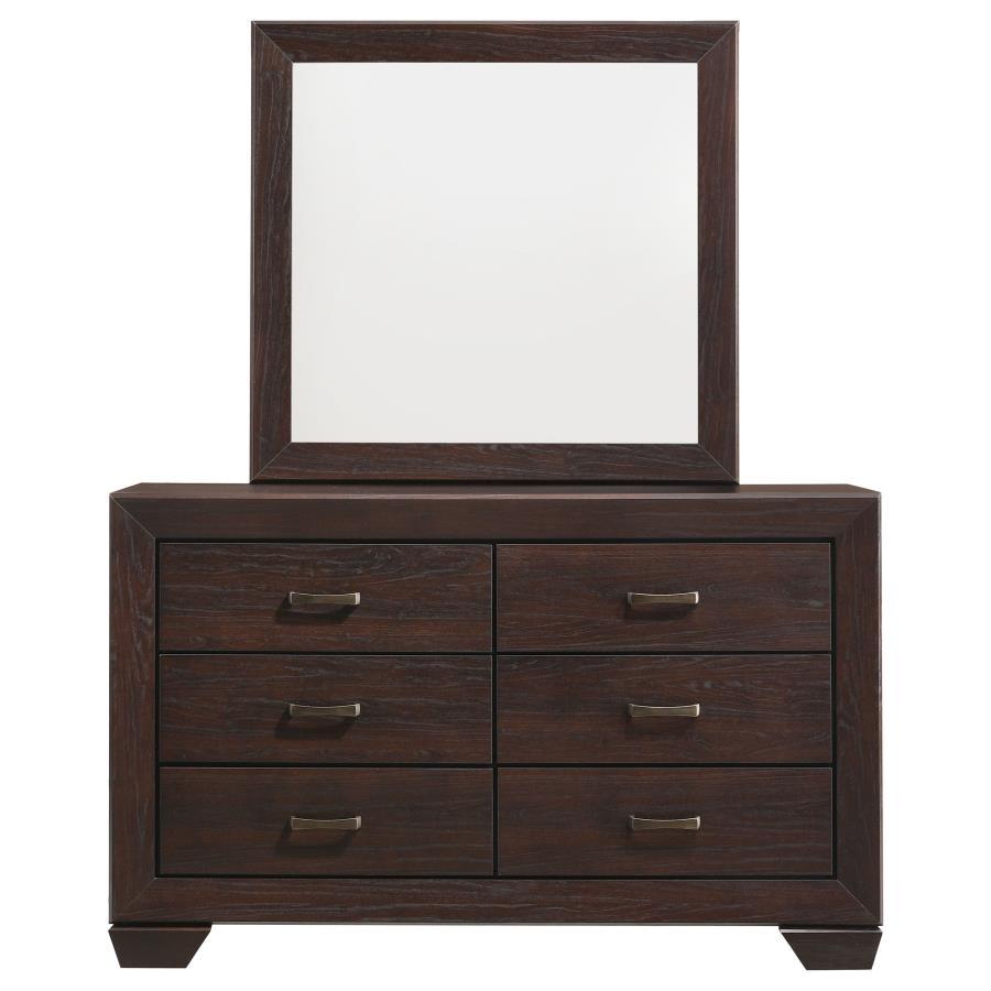 Kauffman - Commode 6 tiroirs avec miroir