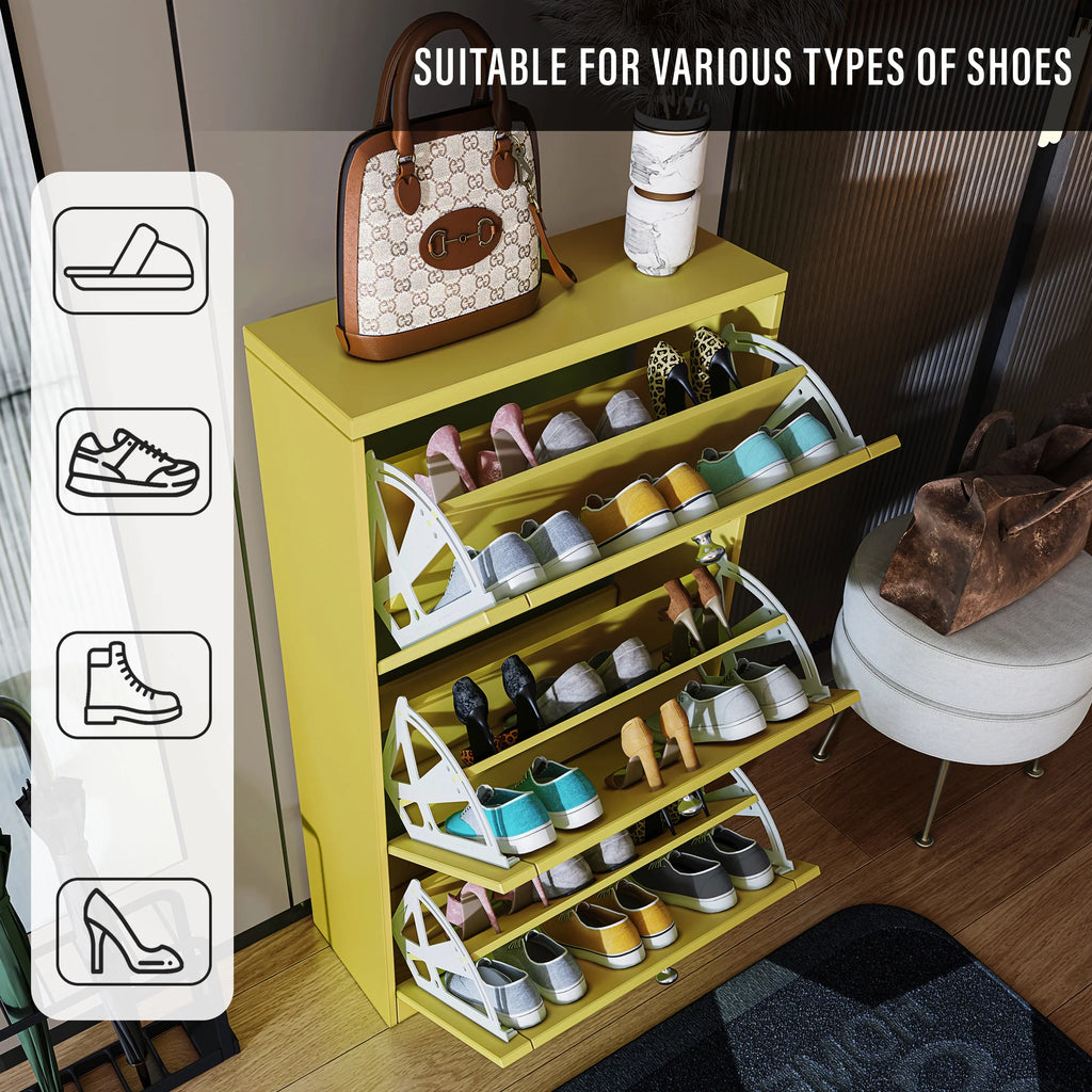 Meuble à chaussures Shaker pour entrée | Unité de rangement à chaussures moderne