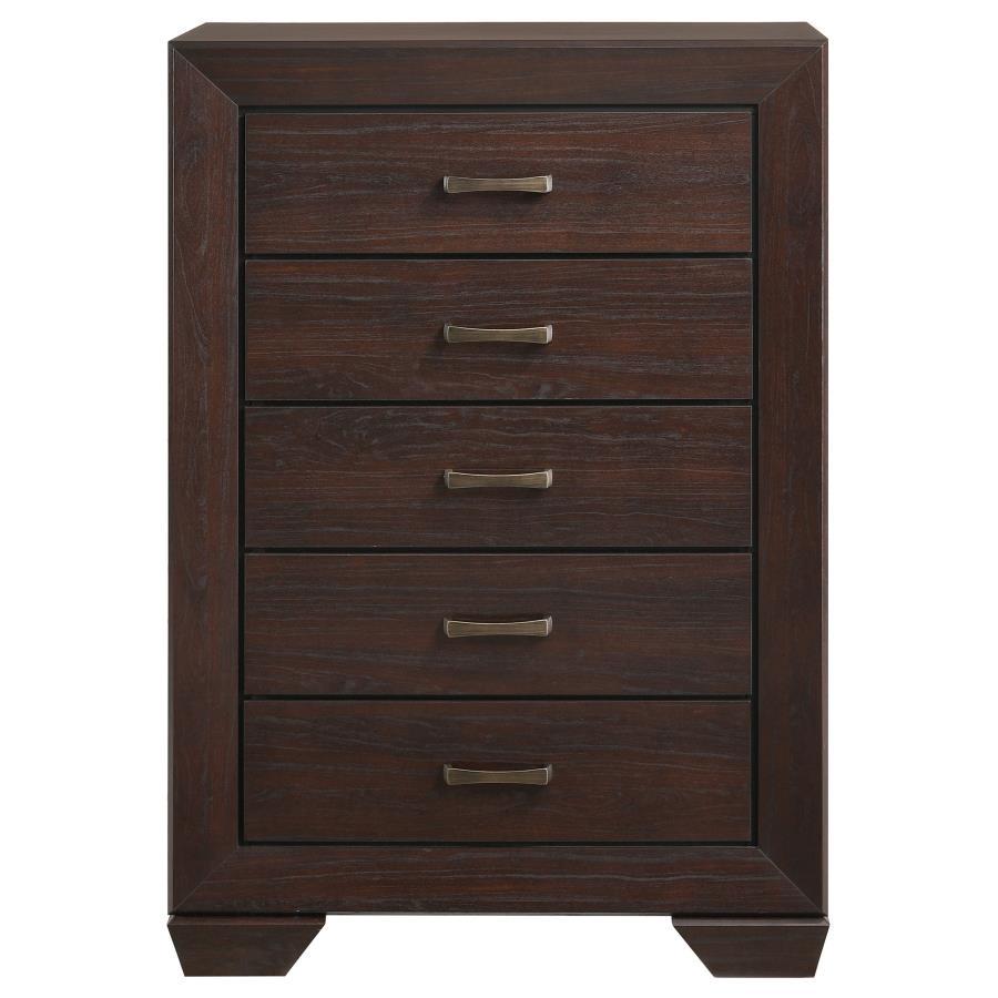 Kauffman - Commode de chambre à 5 tiroirs