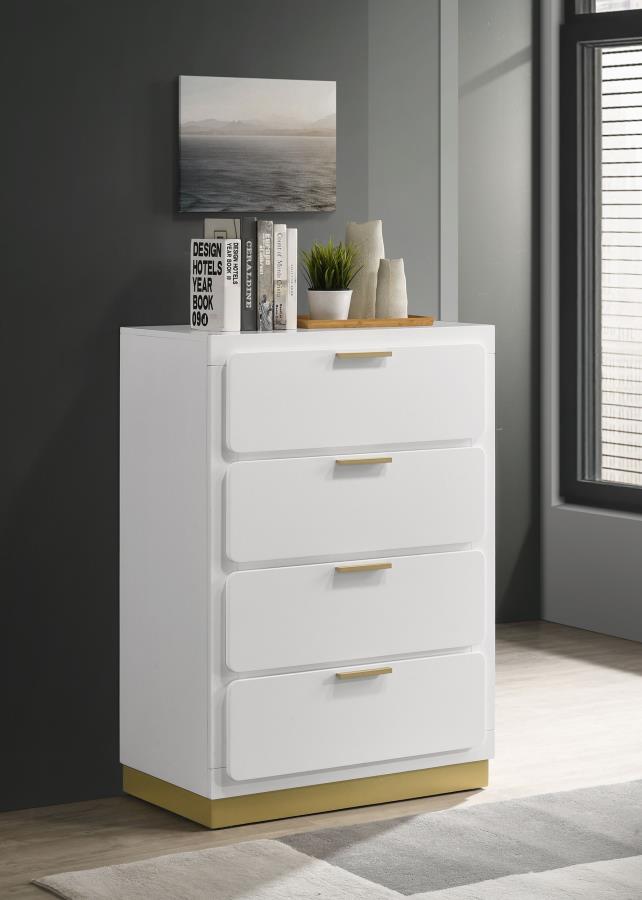 Caraway - Commode de chambre à 4 tiroirs