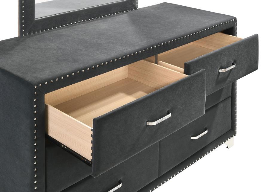 Melody - Commode rembourrée à 6 tiroirs