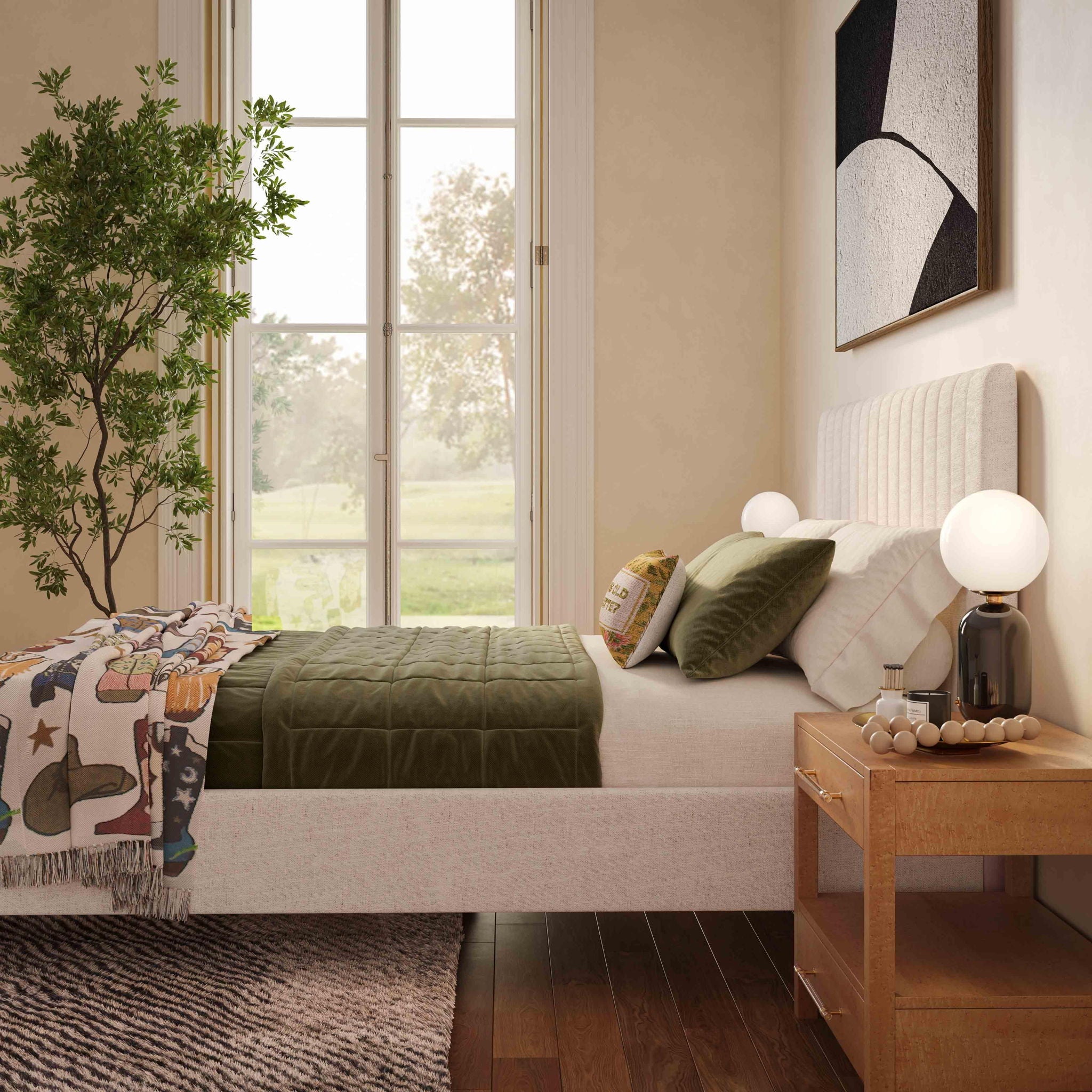 Angela - Lit King Size - Naturel
