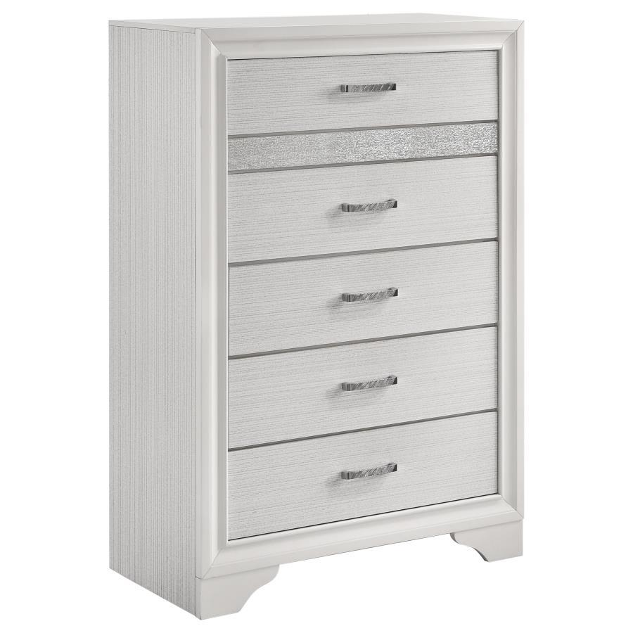 Miranda - Commode de chambre à 5 tiroirs