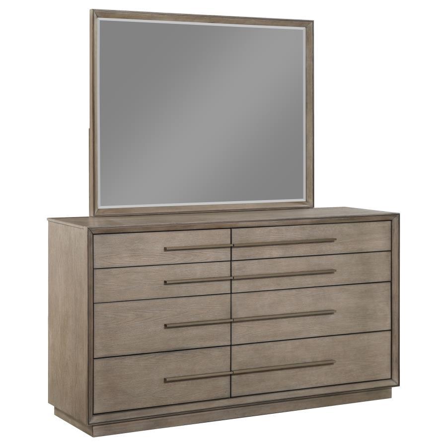 Durango - Commode 8 tiroirs avec miroir