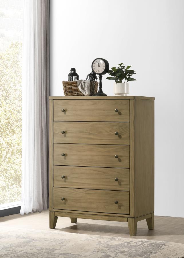Granada - Commode 5 tiroirs - Pin naturel