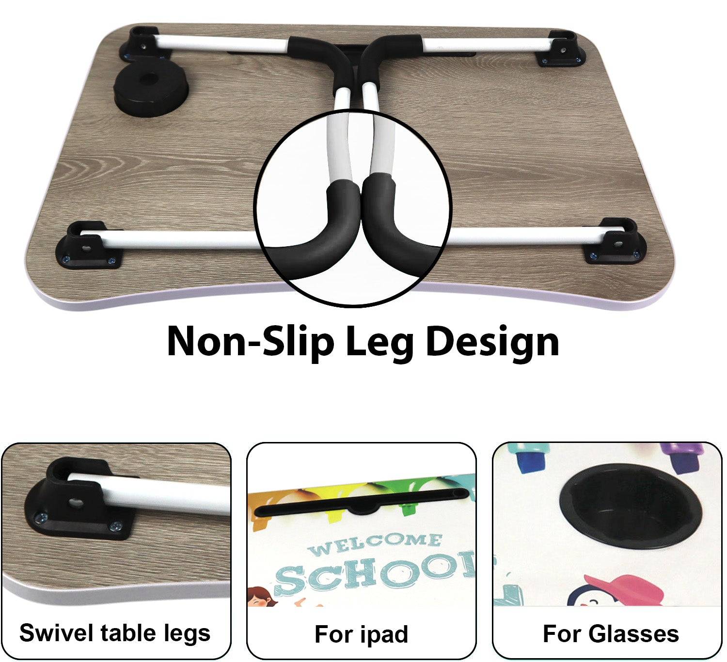 Table de bureau portable pour ordinateur portable