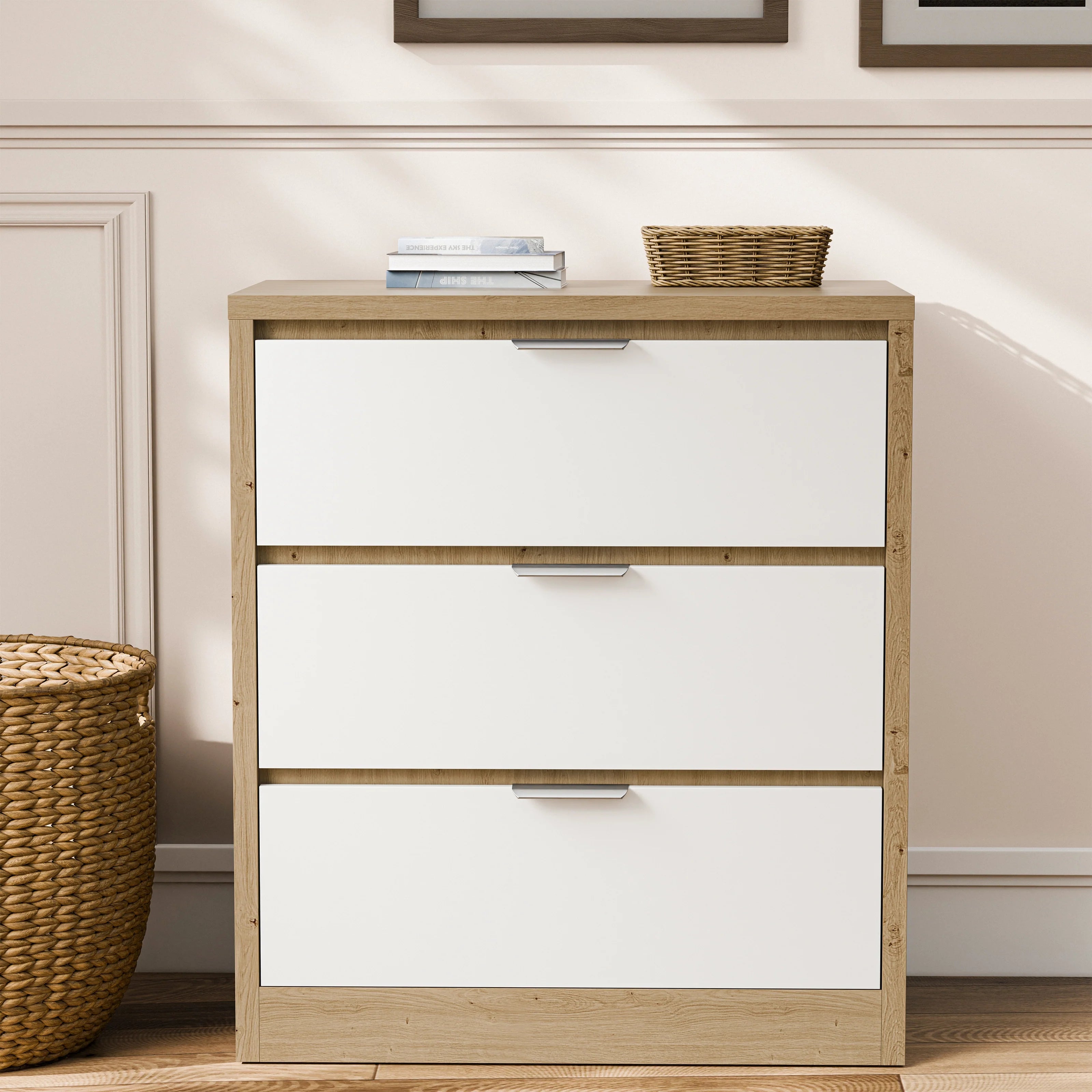 Skova 3 Drawer Chest of Drawers - Small Bedroom Drawers