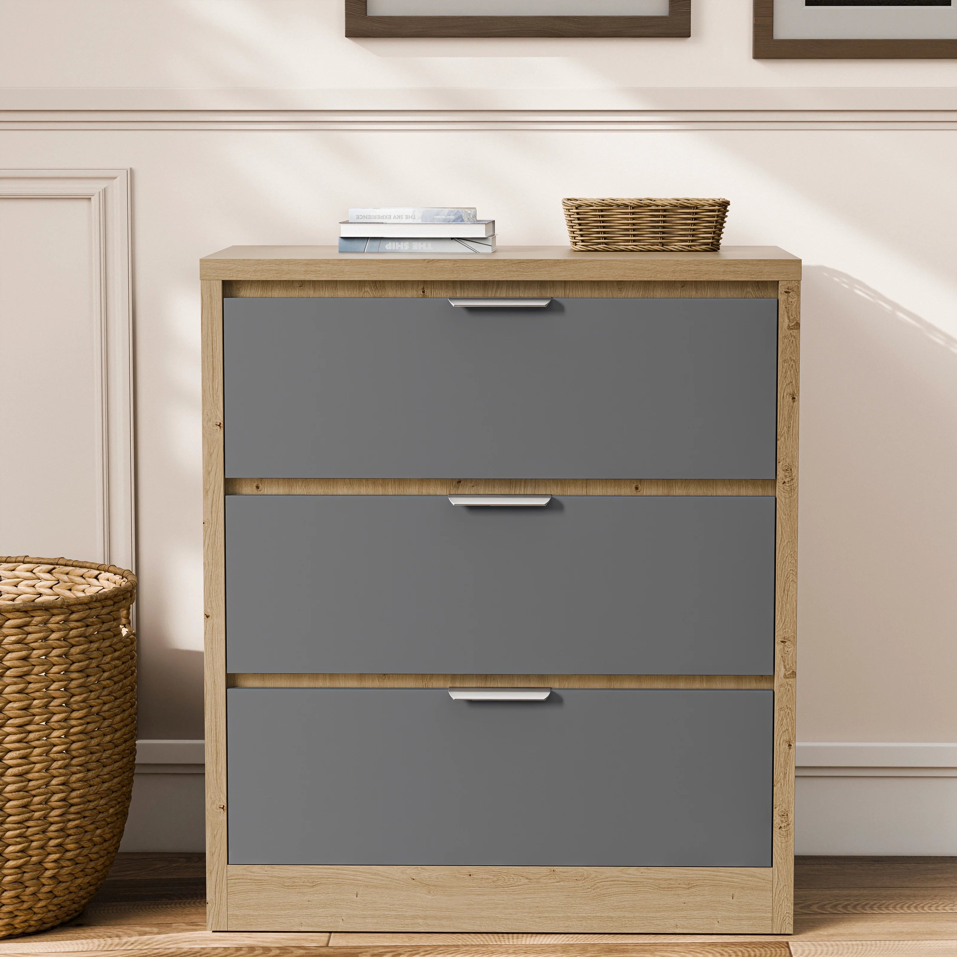 Commode Skova à 3 tiroirs - Petites commodes de chambre