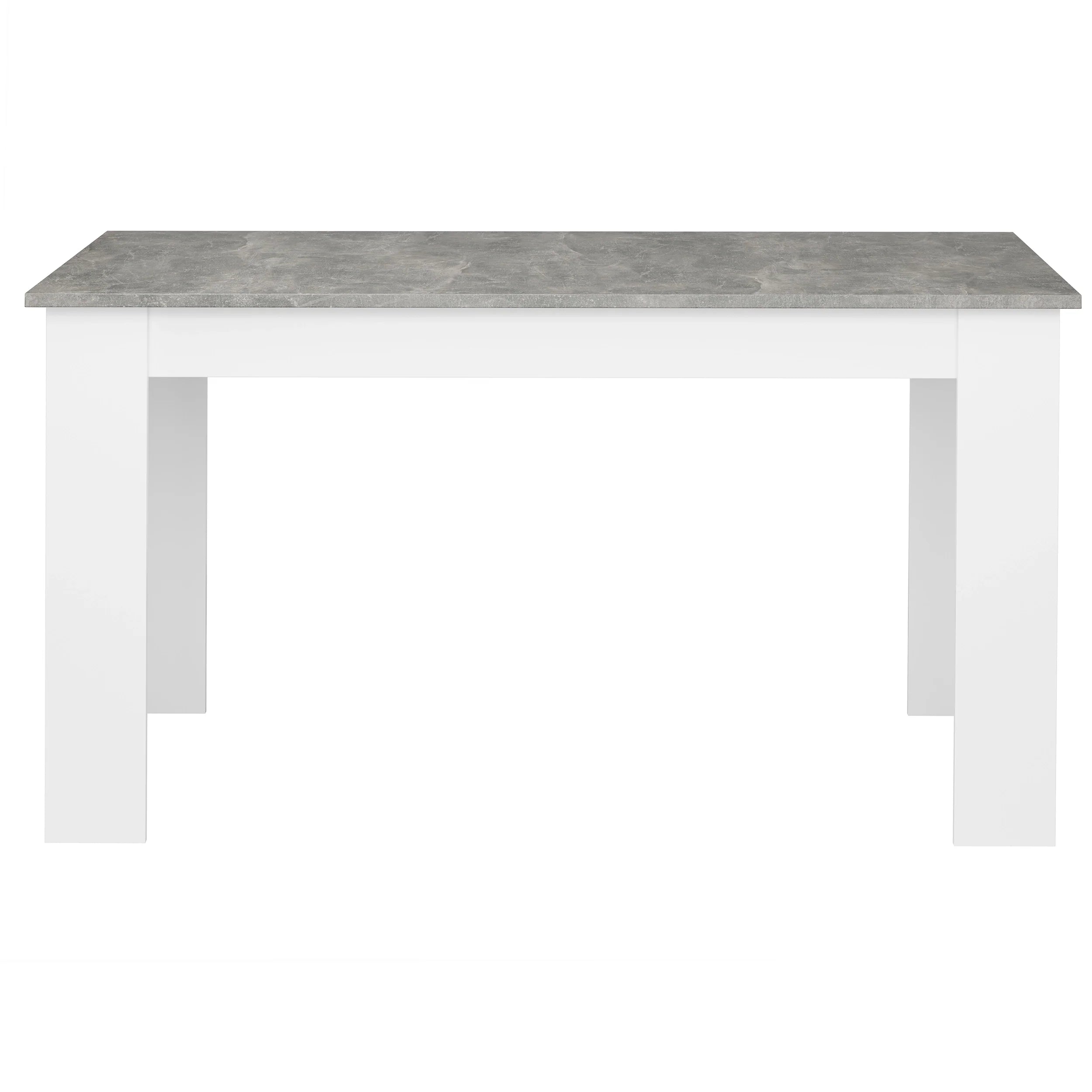 Table de salle à manger rectangulaire 4 et 6 places