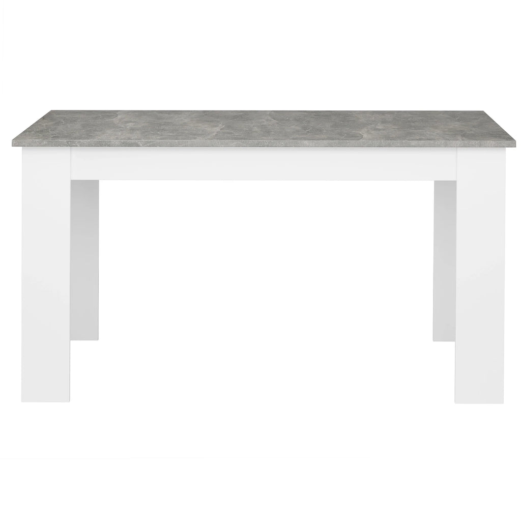 Table de salle à manger rectangulaire 4 et 6 places