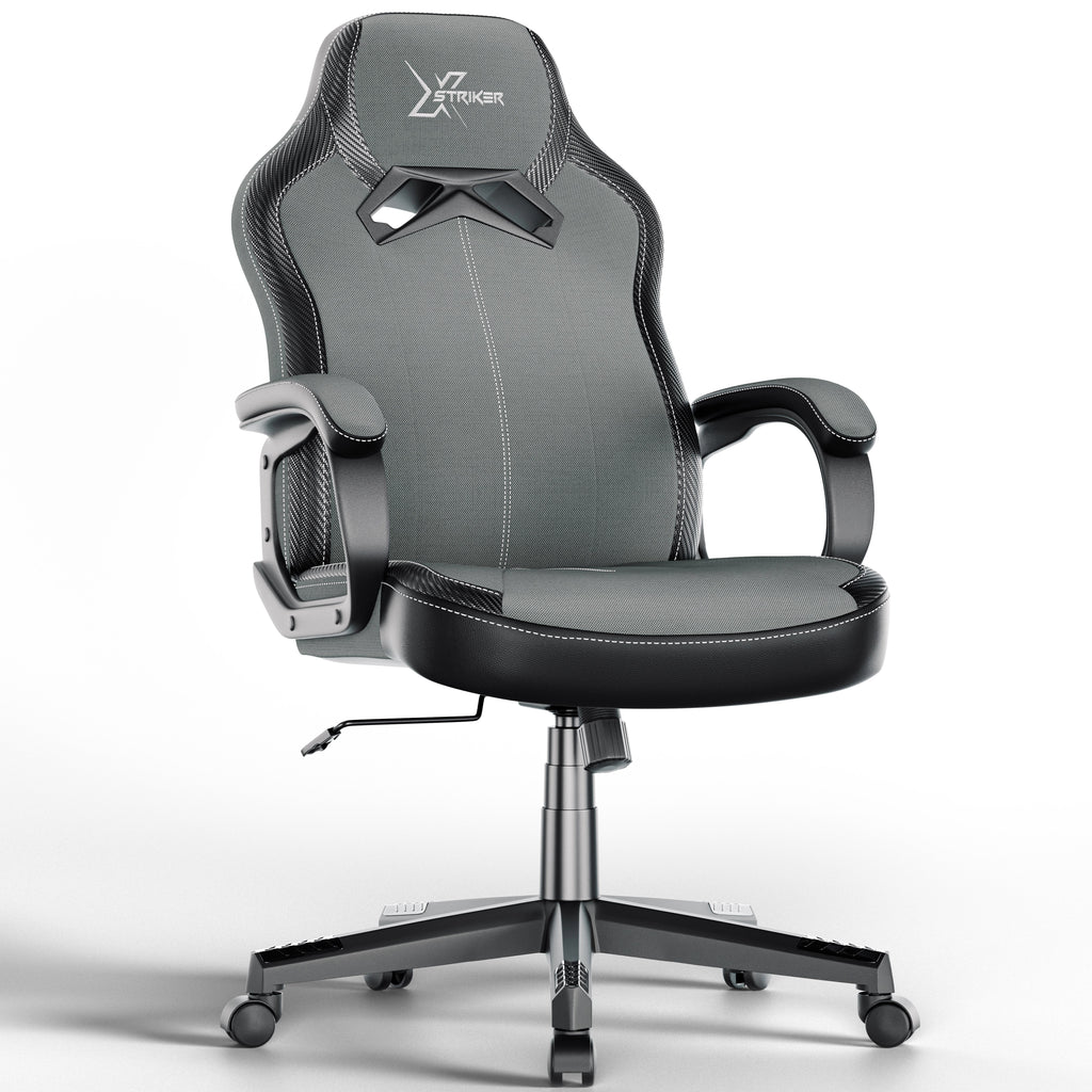 Chaise de jeu Xstriker petite taille - Chaise de bureau en tissu pour ordinateur PC