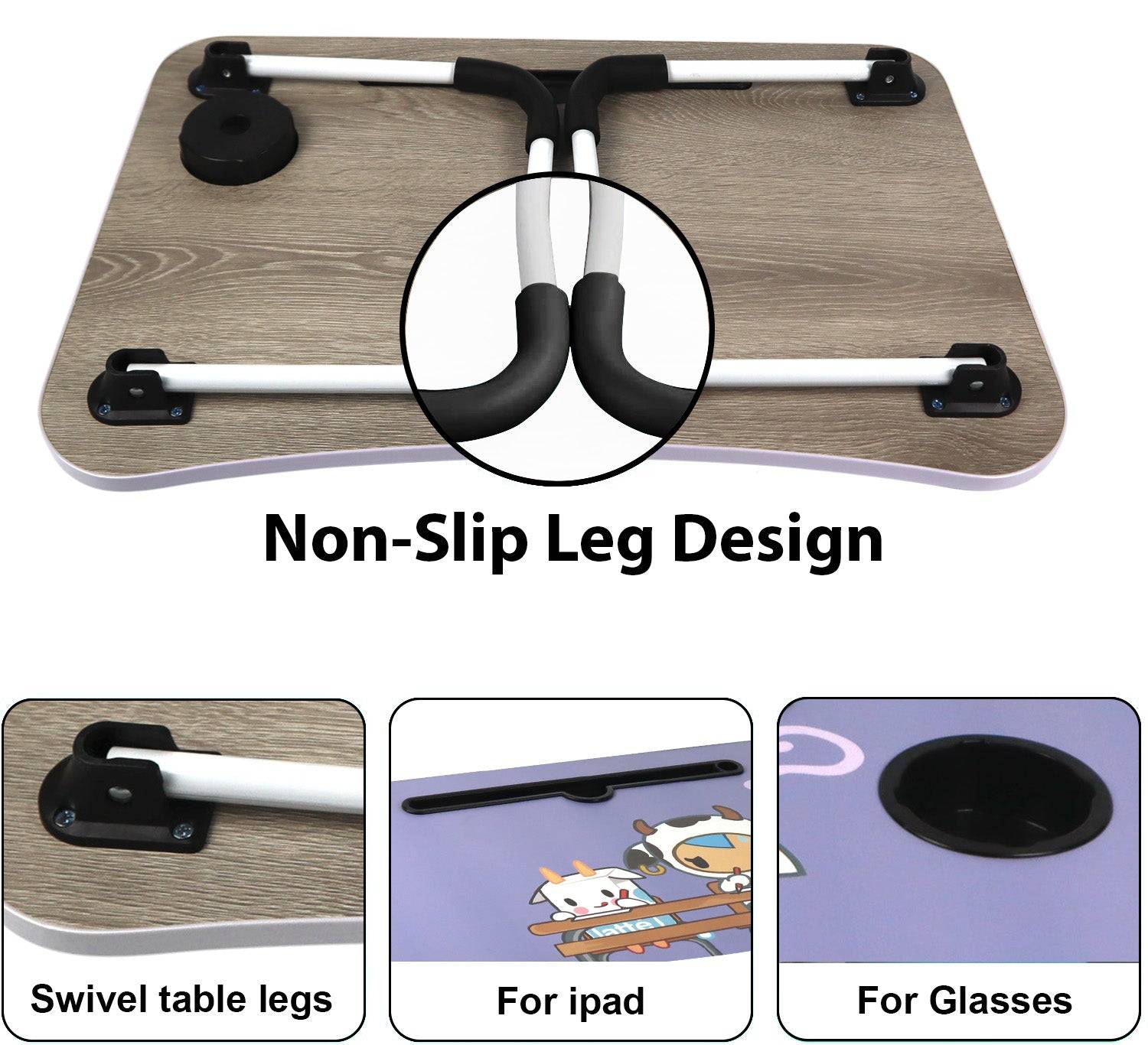 Table de bureau portable pour ordinateur portable