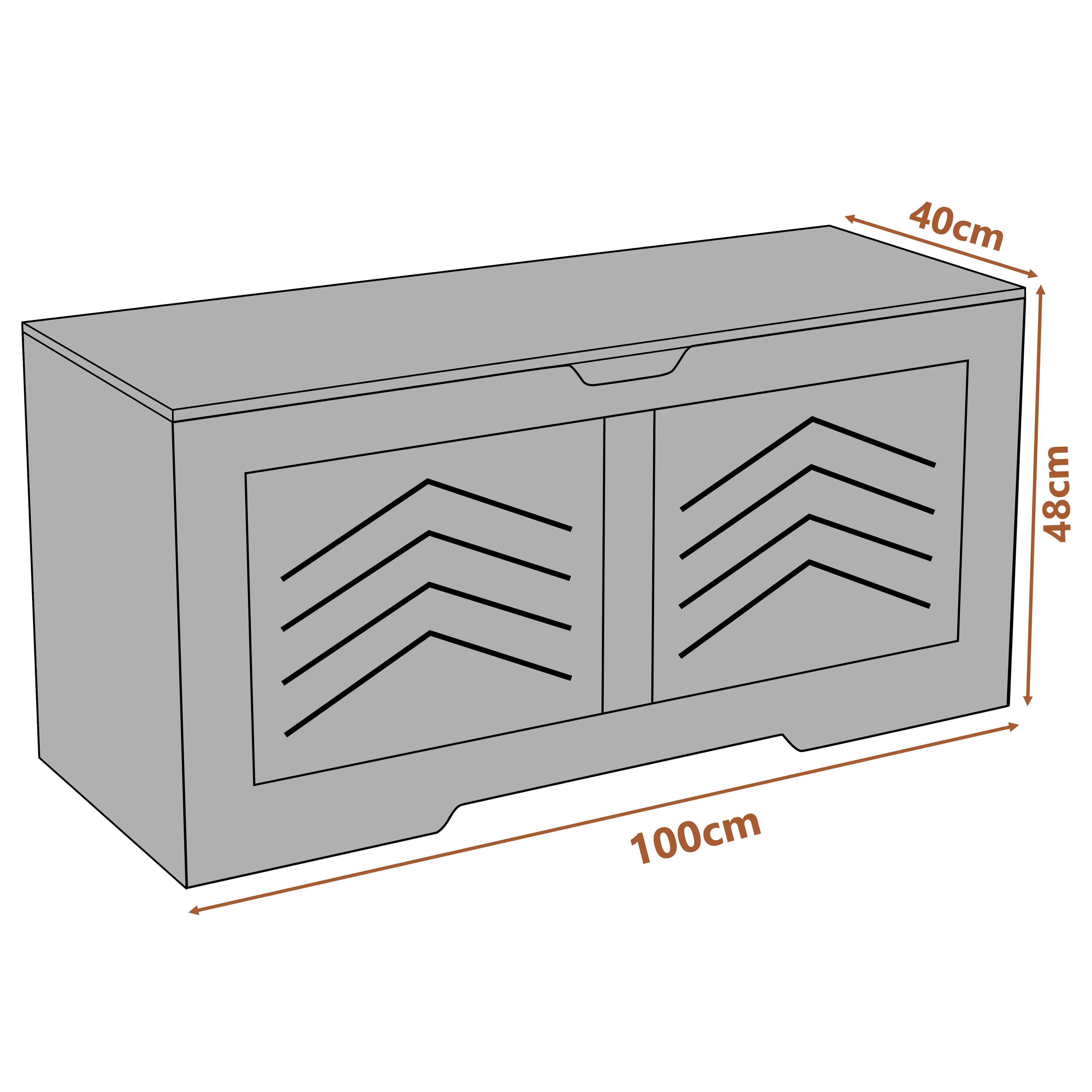 Large Toy Box - Bedding Blanket Box Storage Chest Trunk Bench