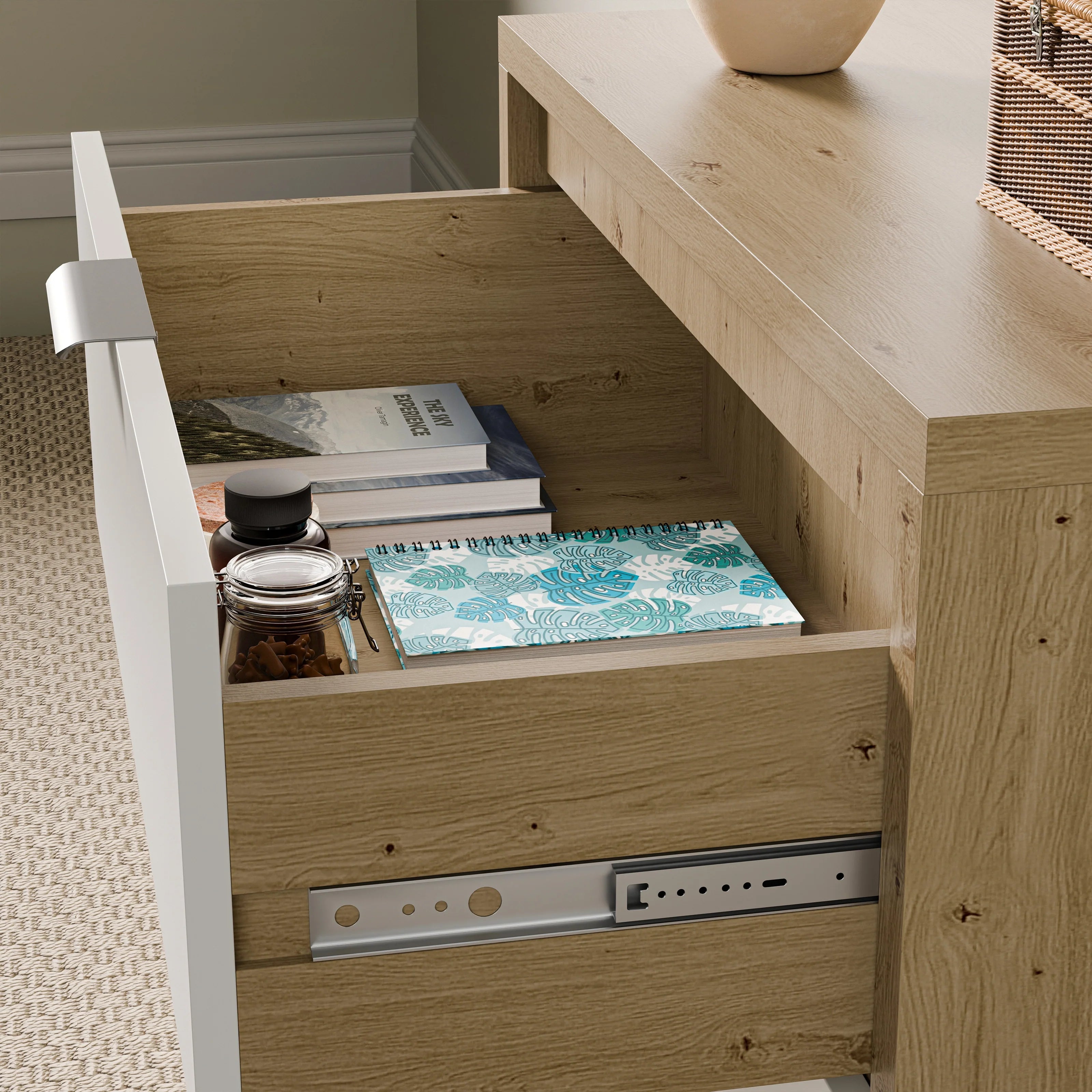 Skova 3 Drawer Chest of Drawers - Small Bedroom Drawers