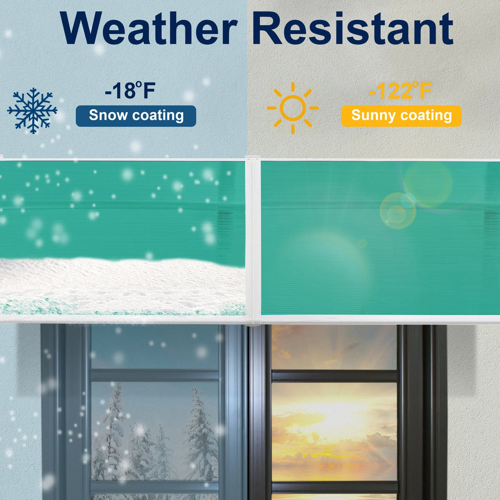 Auvent de porte d'entrée étanche