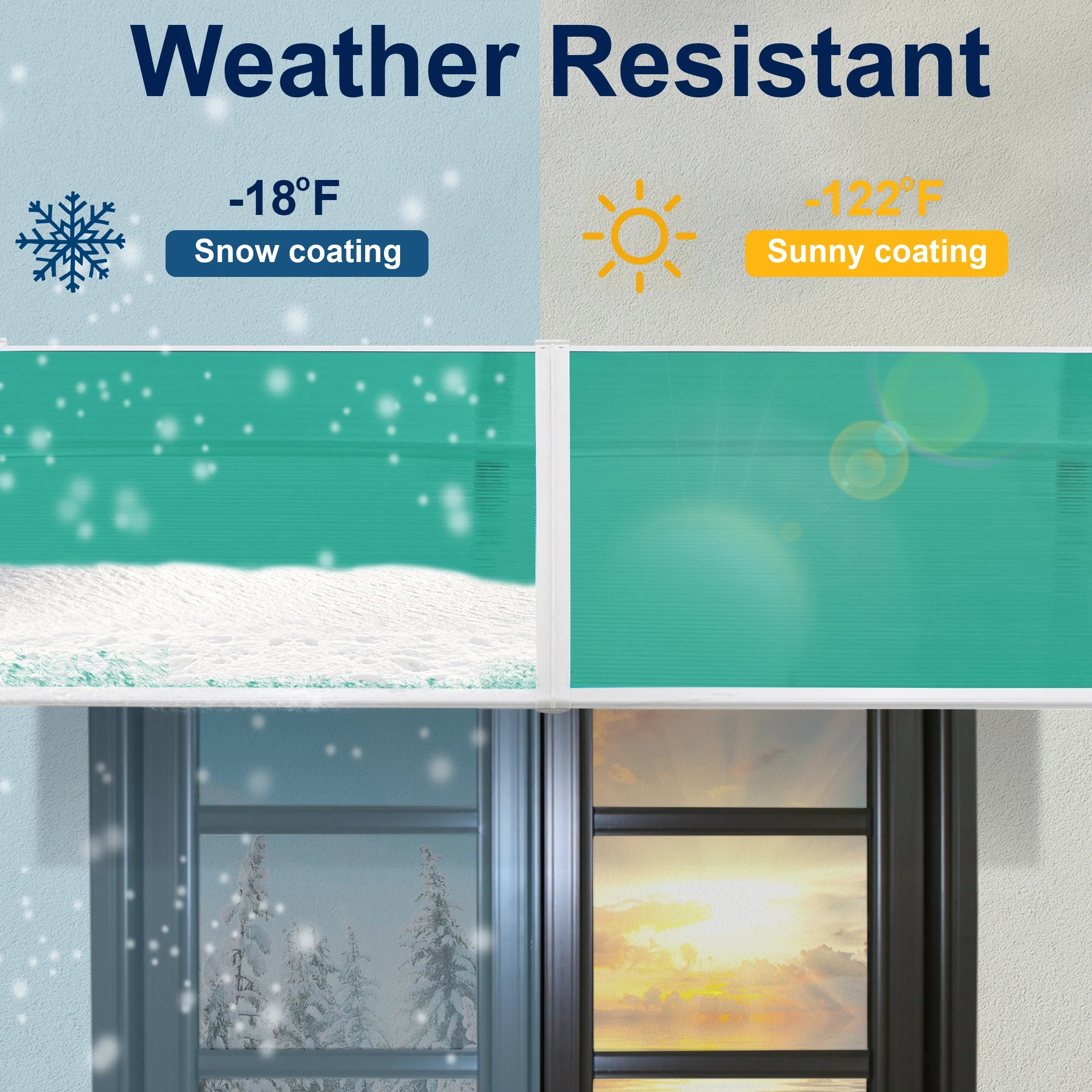 Auvent de porte d'entrée étanche