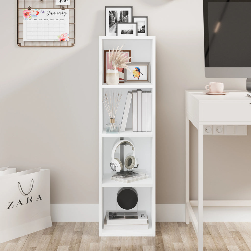 Bibliothèque cubique - Étagère haute et étroite